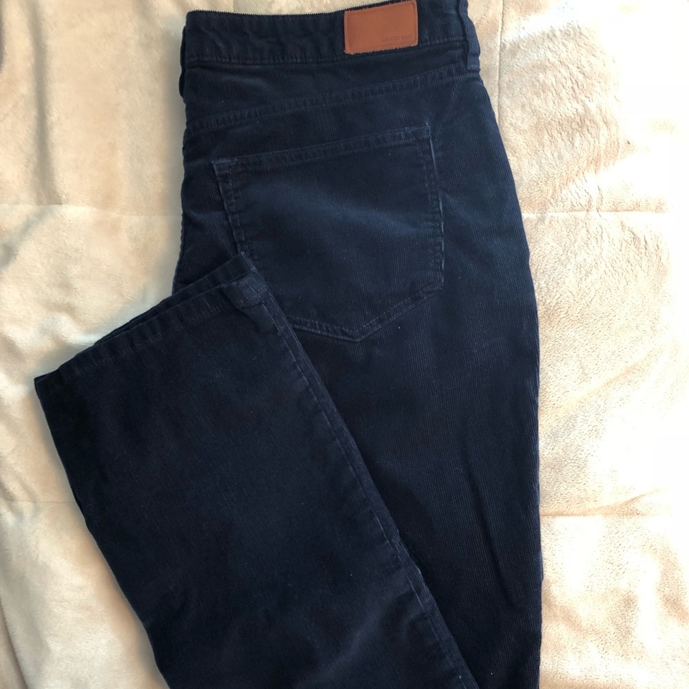 Mid Rise Straight Leg Corduroy